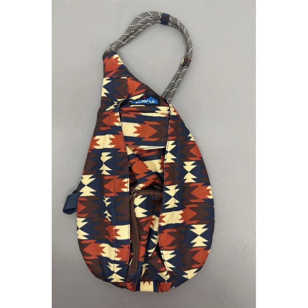 Kavu Rope Sling Shoulder Or‎ Crossbody Bag Aztec Design #19